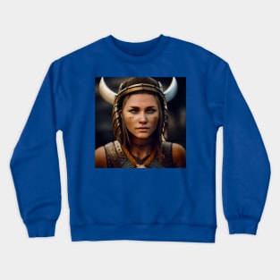 Viking Shield Maiden Crewneck Sweatshirt